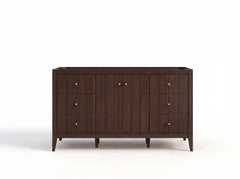 Atlanta Teak Wood 60 in. W x 22 in. D Single Sink Bathroom Vanity - photo 6