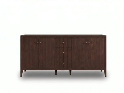 Atlanta Teak Wood 72 in. W x 22 in. D Double Sink Bathroom Vanity