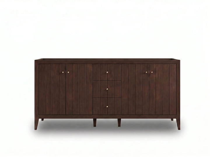 Atlanta Teak Wood 72 in. W x 22 in. D Double Sink Bathroom Vanity - photo 35