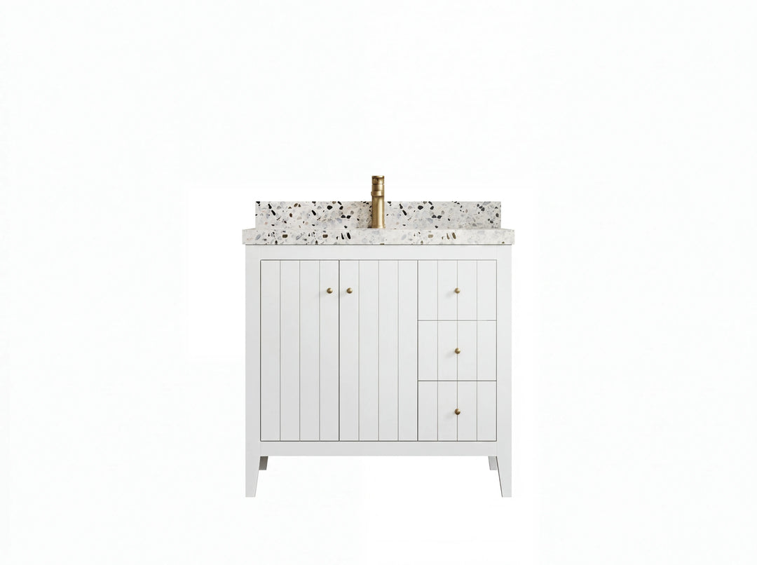 White Bathroom Vanity - photo 11