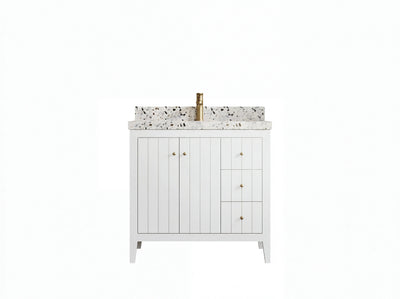 Atlanta 36 in. W x 22 in. D Center Sink Modern Bathroom Vanity - Willow Bath and Vanity