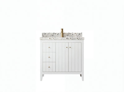 Atlanta 36 in. W x 22 in. D Center Sink Bathroom Vanity for Modern Elegant Bathrooms - Willow Bath and Vanity