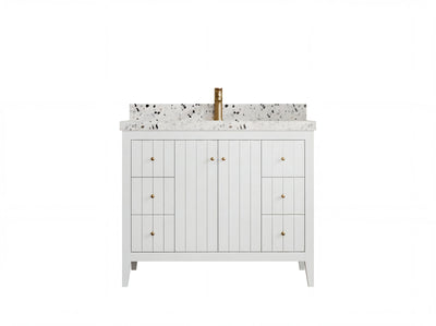 Atlanta 42 in. W x 22 in. D Single Sink Bathroom Vanity - Willow Bath and Vanity