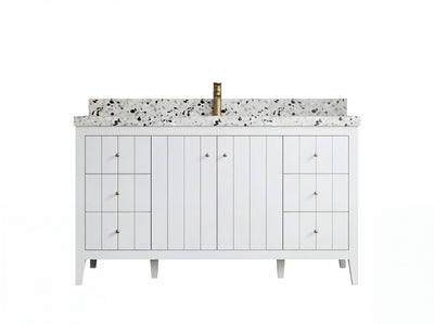 Atlanta 60 in. W x 22 in. D Single Sink Bathroom Vanity - Willow Bath and Vanity