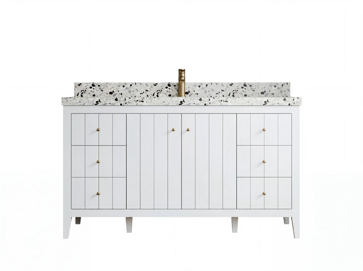 Atlanta 60 in. W x 22 in. D Single Sink Bathroom Vanity - photo 1