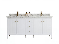Atlanta 72 in. W x 22 in. D Double Sink Bathroom Vanity - photo 1