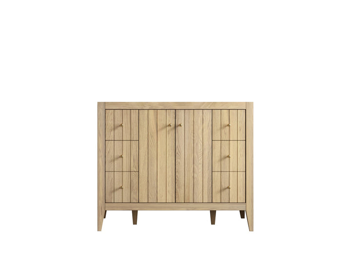 Atlanta White Oak 42 in. W x 22 in. D Single Sink Bathroom Vanity - photo 50