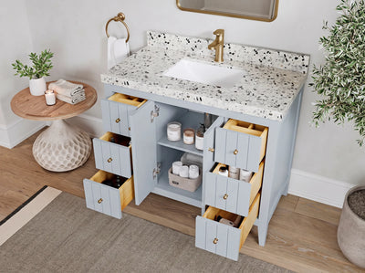 Atlanta 42 in. W x 22 in. D Single Sink Bathroom Vanity