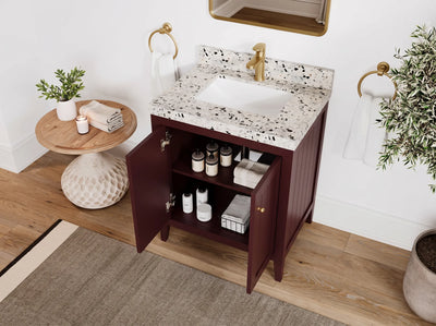 Atlanta 30 in. W x 22 in. D Single Sink Bathroom Vanity