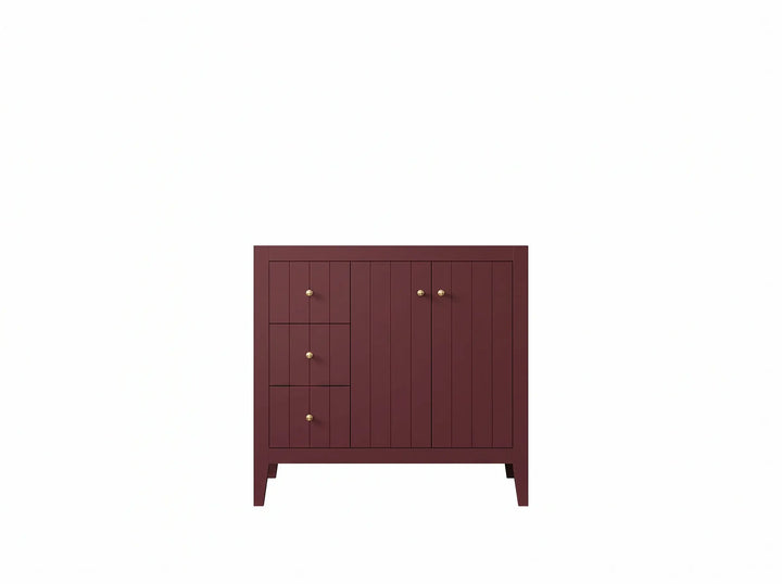Atlanta 36 in. W x 22 in. D Right Offset Sink Bathroom Vanity - photo 3