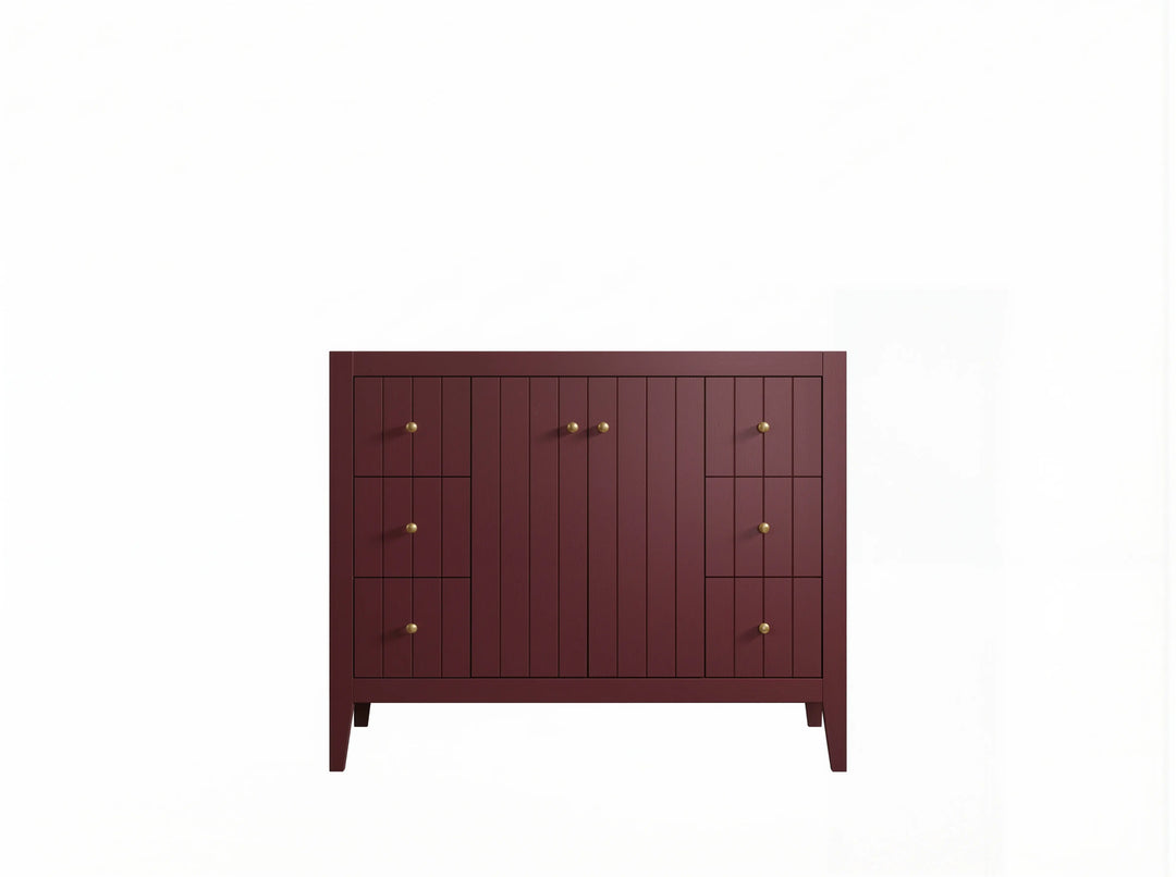 Atlanta 42 in. W x 22 in. D Single Sink Bathroom Vanity | 
              
                Burgundy
                
                  
             - ATL-CAB-BGD-41 - photo №3