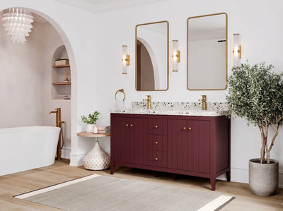 Atlanta 60 in. W x 22 in. D Double Sink Bathroom Vanity