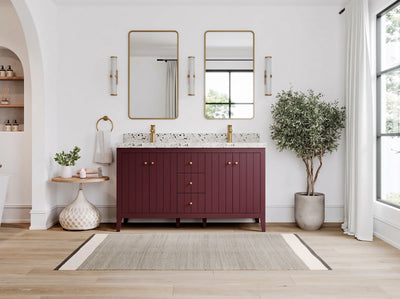 Atlanta 60 in. W x 22 in. D Double Sink Bathroom Vanity
