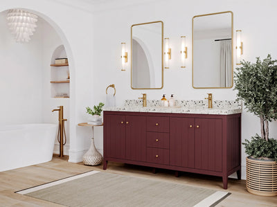 Atlanta 72 in. W x 22 in. D Double Sink Bathroom Vanity