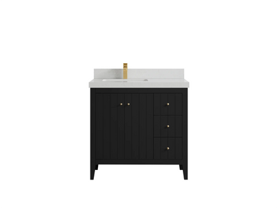 Atlanta 36 in. W x 22 in. D Left Offset Sink Bathroom Vanity