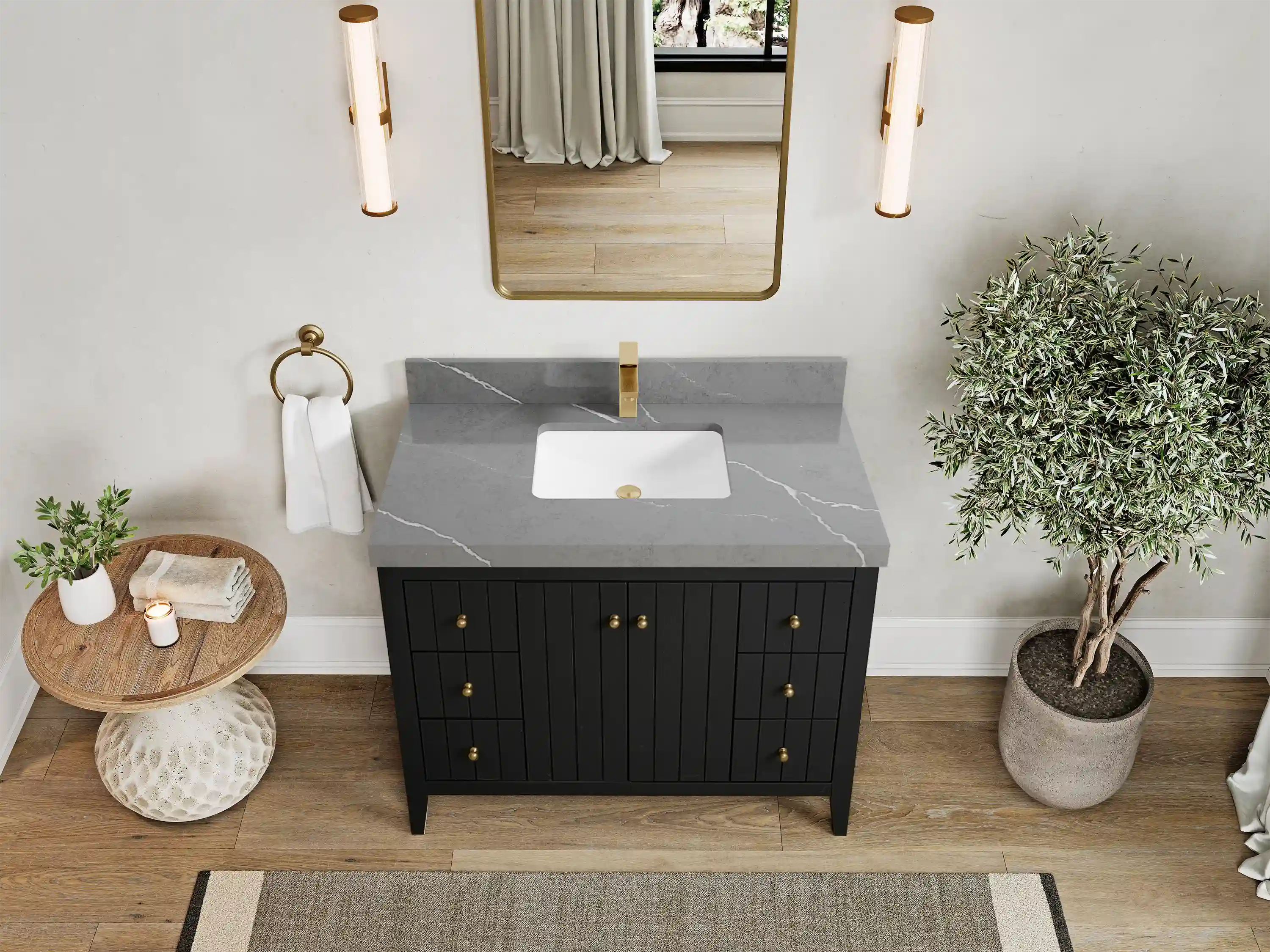 Atlanta 42 in. W x 22 in. D Single Sink Bathroom Vanity
