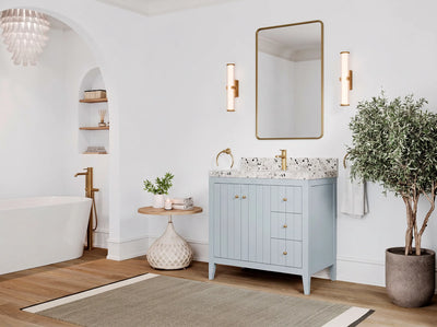 Atlanta 36 in. W x 22 in. D Center Sink Modern Bathroom Vanity