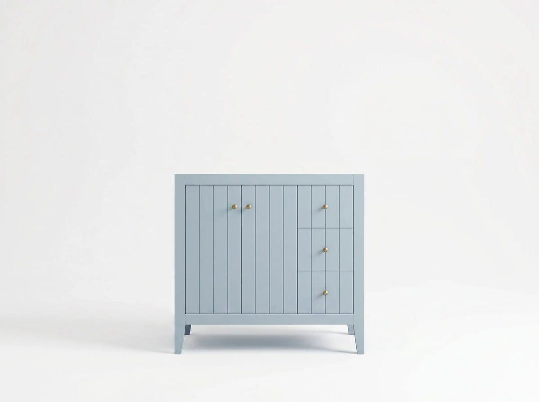 Atlanta 36 in. W x 22 in. D Center Sink Bathroom Vanity | 
              
                Blue Heather
                
                  
             - ATL_BLU_CA_LZ_36CL - photo №3