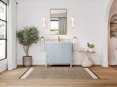 Atlanta 36 in. W x 22 in. D Center Sink Bathroom Vanity for Modern Elegant Bathrooms