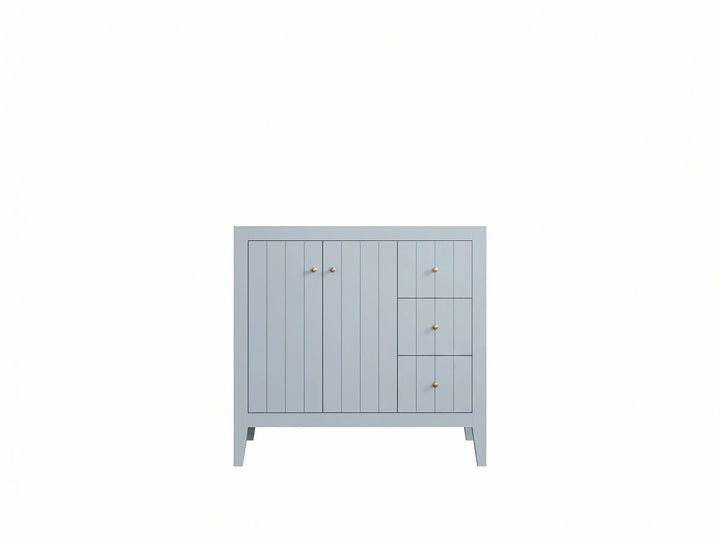 Atlanta 36 in. W x 22 in. D Left Offset Sink Bathroom Vanity - photo 3