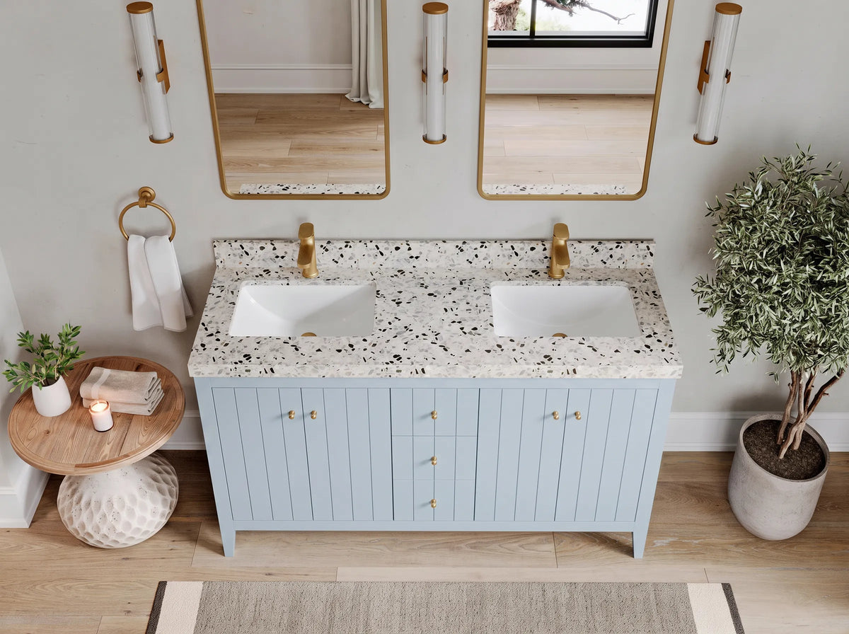 Atlanta 60 in. W x 22 in. D Double Sink Bathroom Vanity