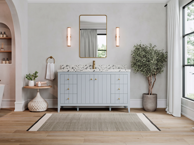 Atlanta 60 in. W x 22 in. D Single Sink Bathroom Vanity
