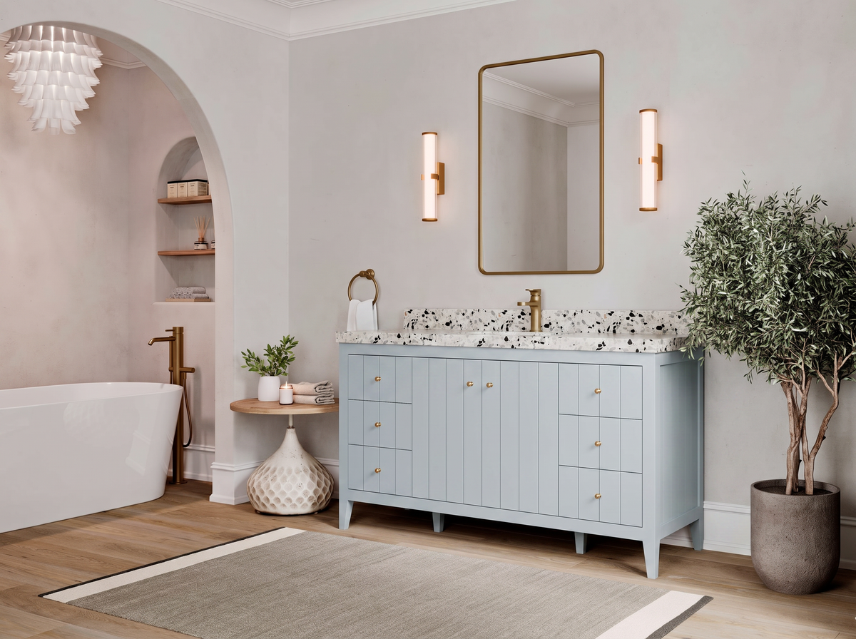 Atlanta 60 in. W x 22 in. D Single Sink Bathroom Vanity