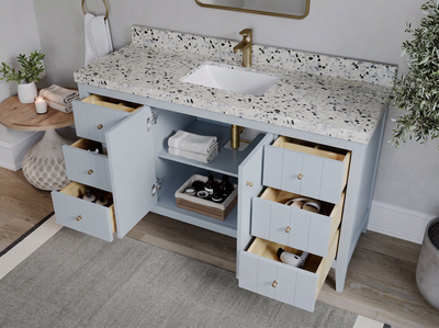 Atlanta 60 in. W x 22 in. D Single Sink Bathroom Vanity