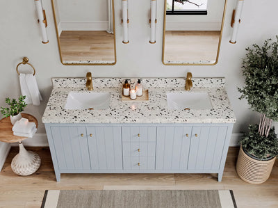 Atlanta 72 in. W x 22 in. D Double Sink Bathroom Vanity
