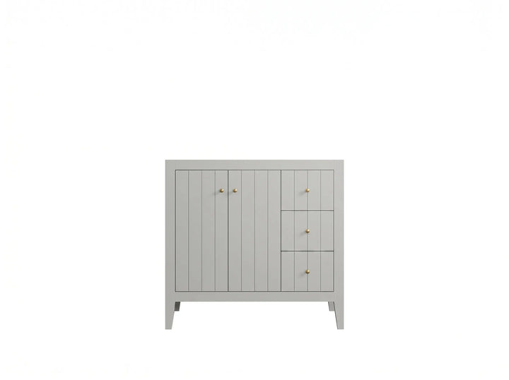 Atlanta 36 in. W x 22 in. D Left Offset Sink Bathroom Vanity - photo 3