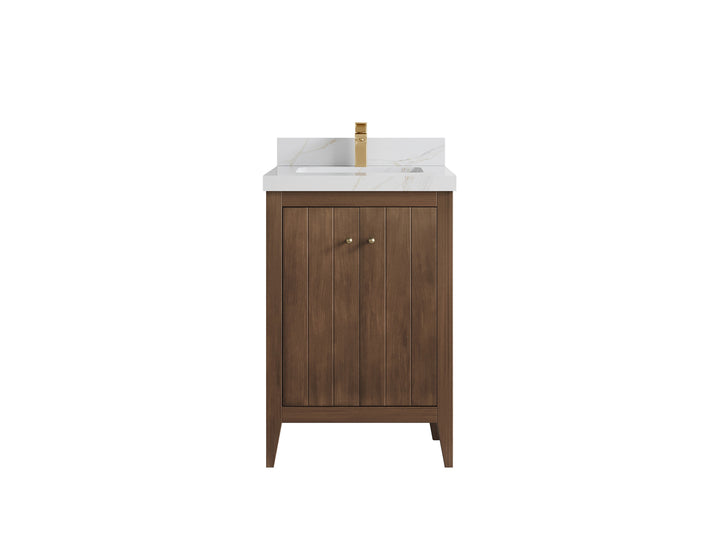 Atlanta Teak Wood 24 in. W x 22 in. D Single Sink Bathroom Vanity - photo 21