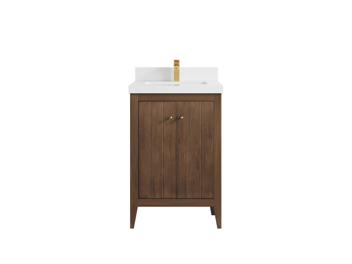 Atlanta Teak Wood 24 in. W x 22 in. D Single Sink Bathroom Vanity - photo 41