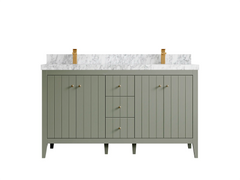 Atlanta 60 in. W x 22 in. D Double Sink Bathroom Vanity - photo 24