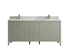 Atlanta 72 in. W x 22 in. D Double Sink Bathroom Vanity - photo 25