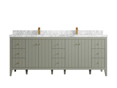 Atlanta 84 in. W x 22 in. D Double Sink Bathroom Vanity - photo 19