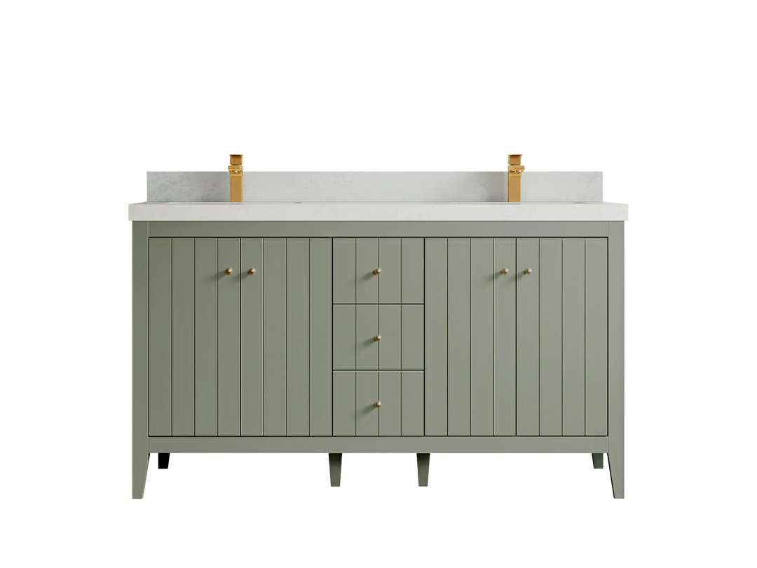 Atlanta 60 in. W x 22 in. D Double Sink Bathroom Vanity