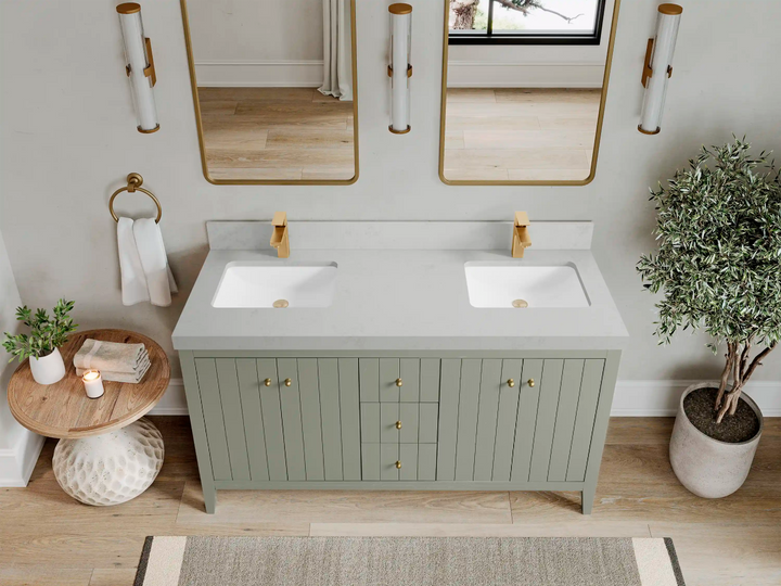 Atlanta 60 in. W x 22 in. D Double Sink Bathroom Vanity - photo 28