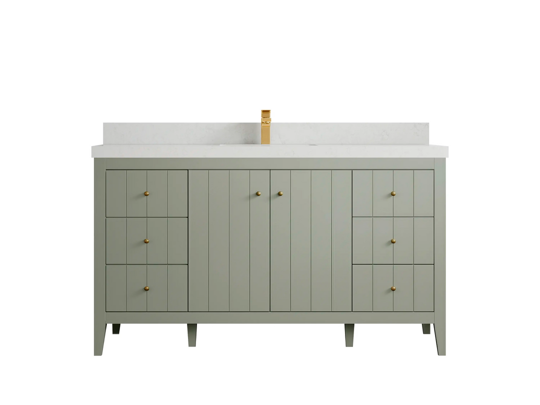 Atlanta 60 in. W x 22 in. D Single Sink Bathroom Vanity