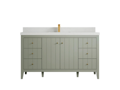 Atlanta 60 in. W x 22 in. D Single Sink Bathroom Vanity - photo 10