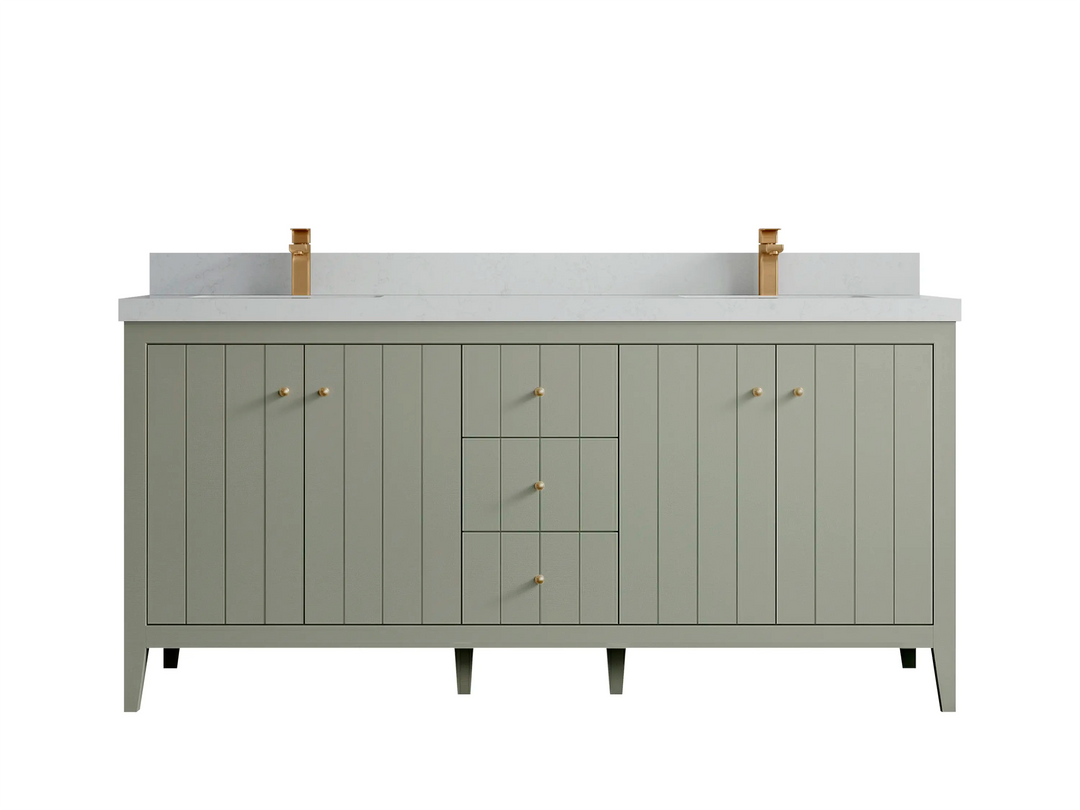 Atlanta 72 in. W x 22 in. D Double Sink Bathroom Vanity