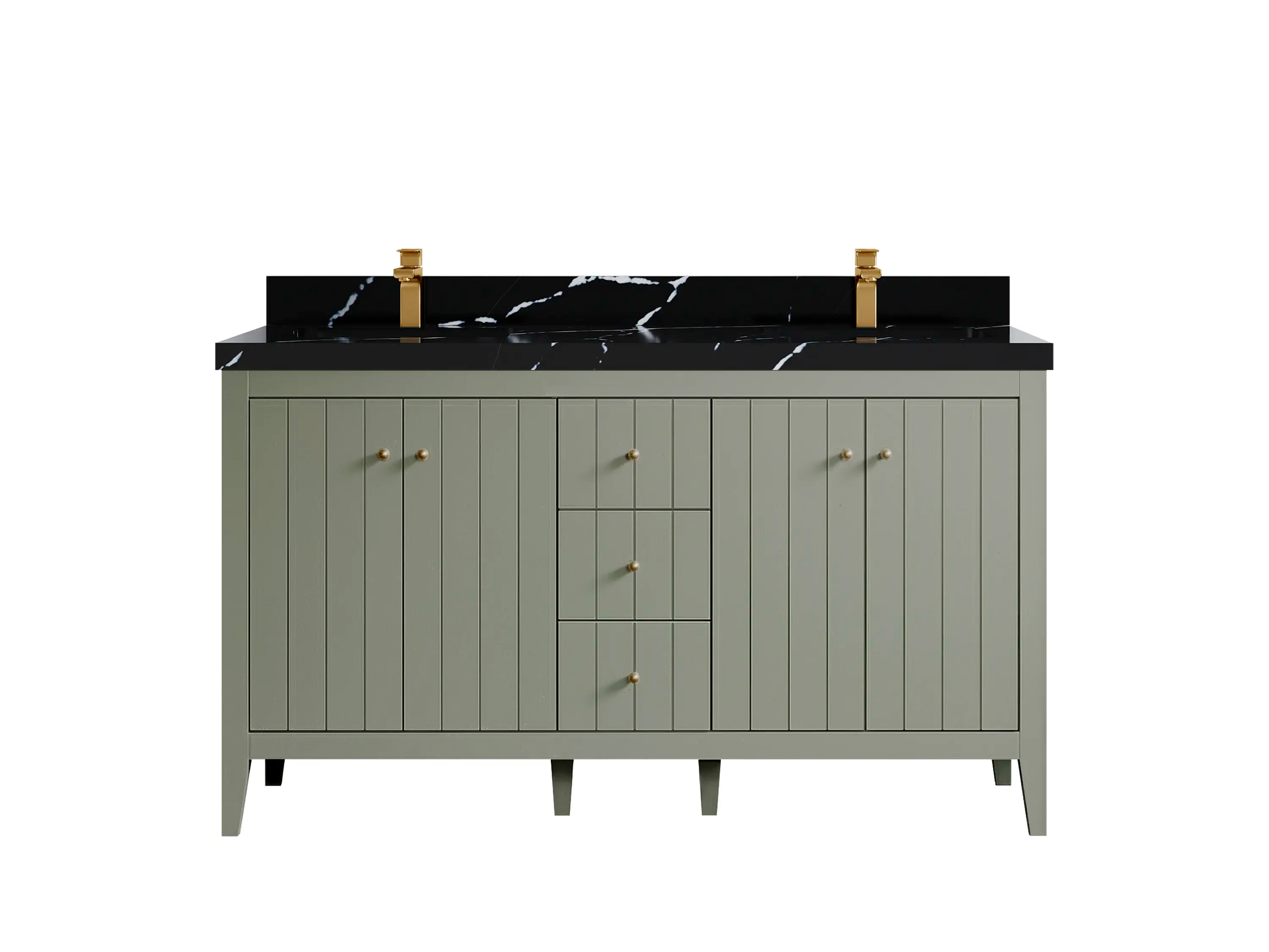 Atlanta 60 in. W x 22 in. D Double Sink Bathroom Vanity