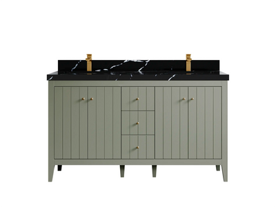 Atlanta 60 in. W x 22 in. D Double Sink Bathroom Vanity