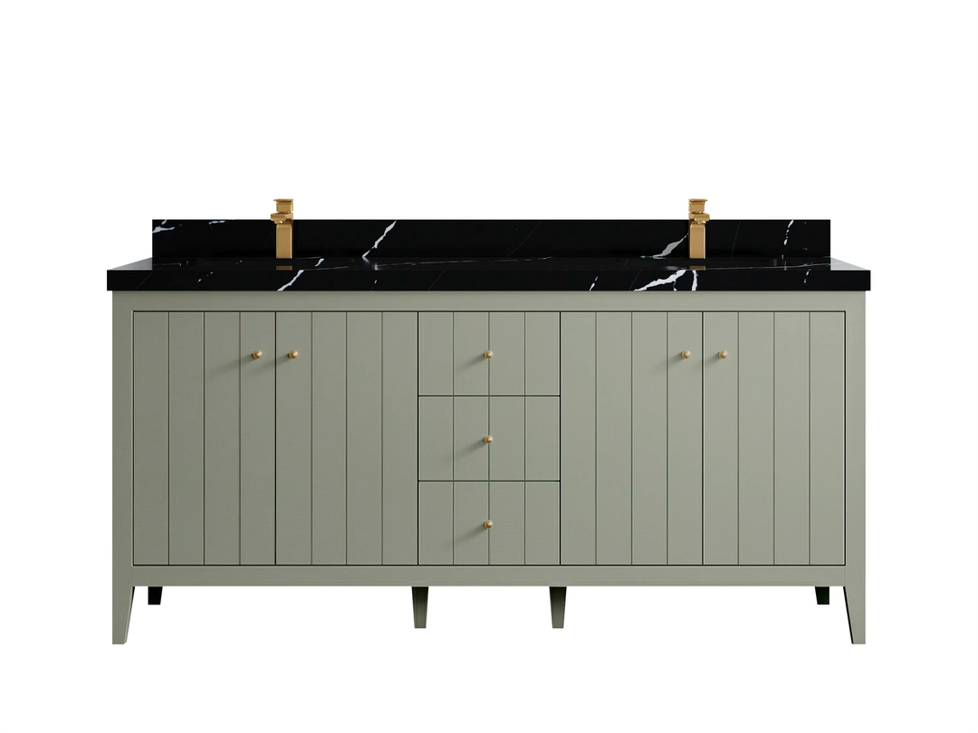 Atlanta 72 in. W x 22 in. D Double Sink Bathroom Vanity