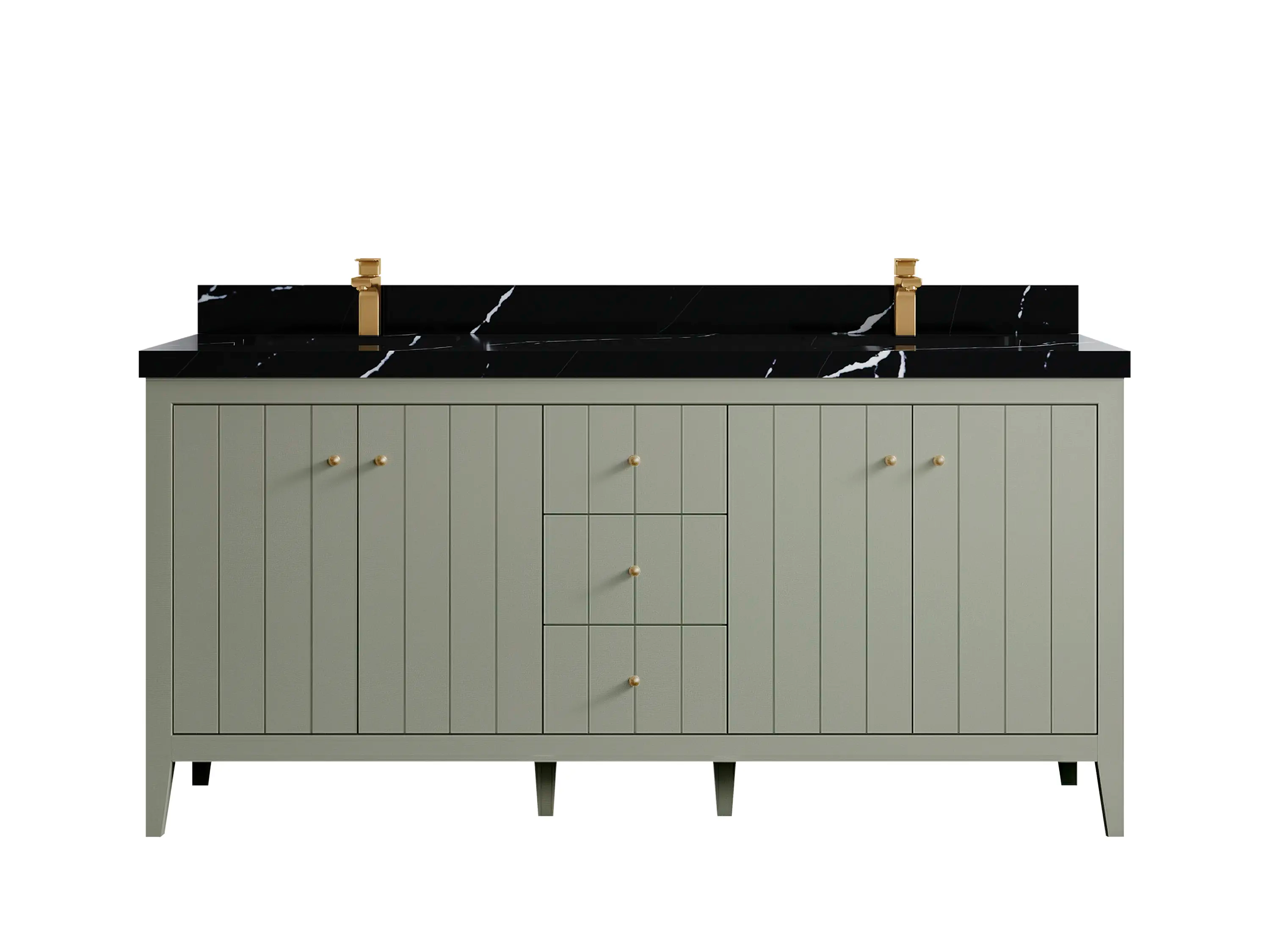 Atlanta 72 in. W x 22 in. D Double Sink Bathroom Vanity