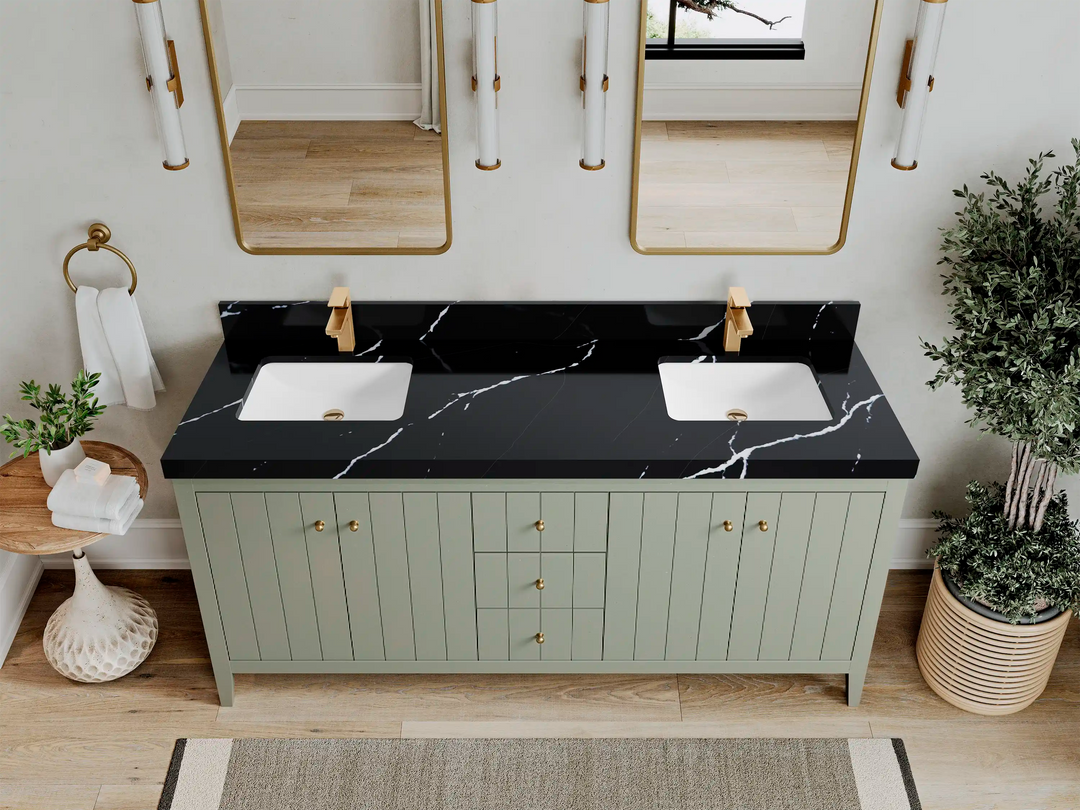 Atlanta 72 in. W x 22 in. D Double Sink Bathroom Vanity