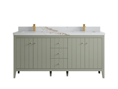 Atlanta 72 in. W x 22 in. D Double Sink Bathroom Vanity - photo 15