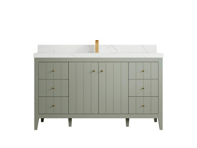 Atlanta 60 in. W x 22 in. D Single Sink Bathroom Vanity