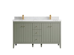Atlanta 60 in. W x 22 in. D Double Sink Bathroom Vanity - photo 18