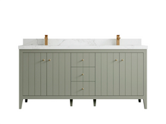 Atlanta 72 in. W x 22 in. D Double Sink Bathroom Vanity - photo 19