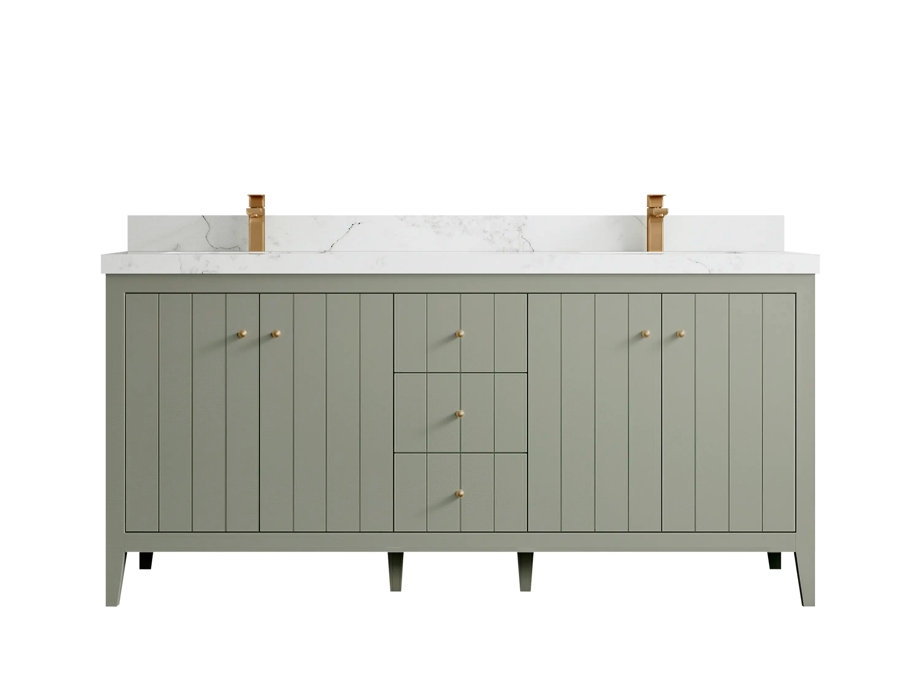 Atlanta 72 in. W x 22 in. D Double Sink Bathroom Vanity